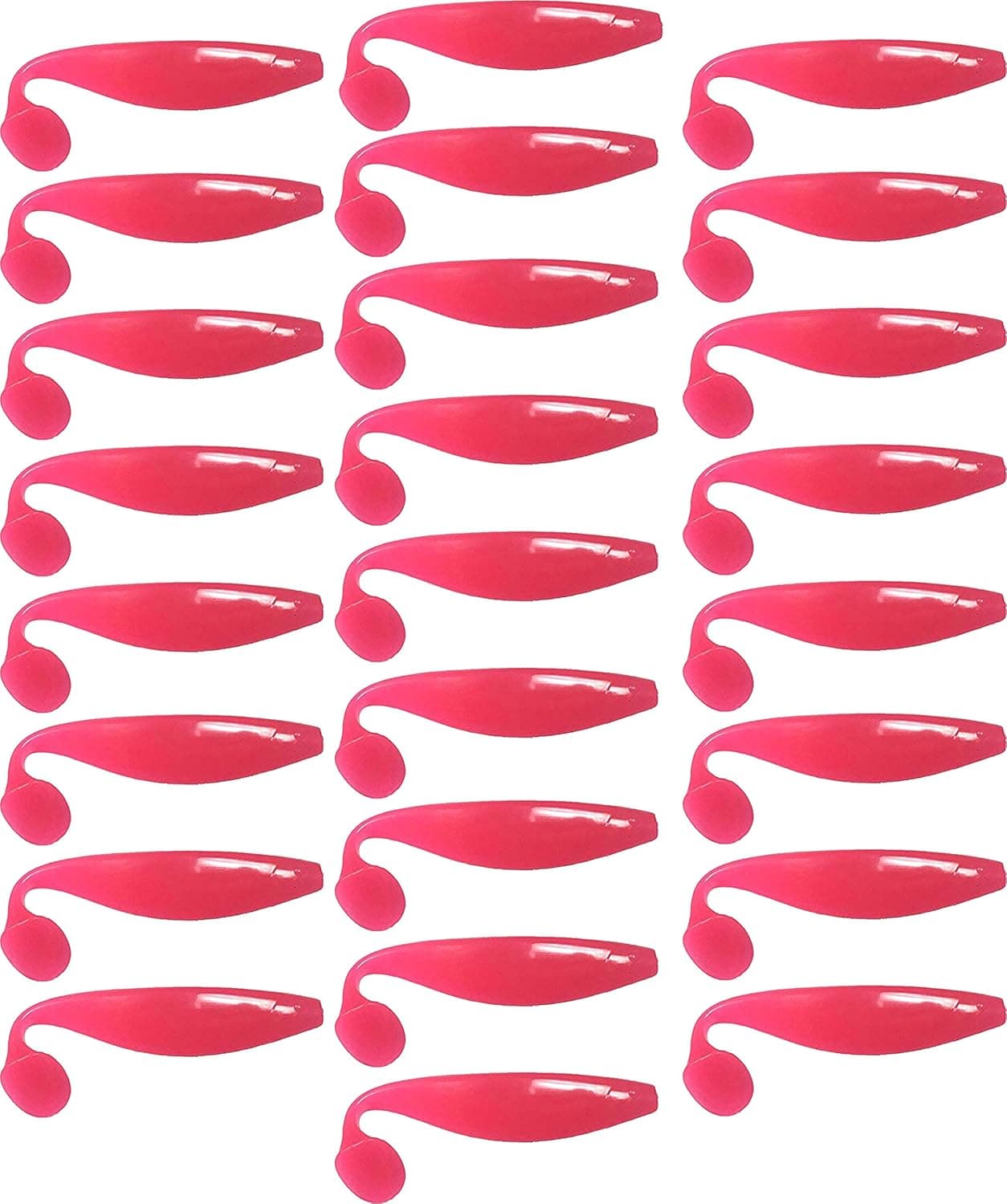 Blue Water Candy Rock Fish Candy 6-Inch Shad Bodies, 25 Pack