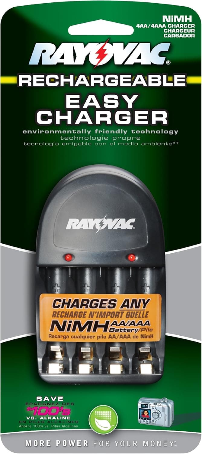Rayovac Everyday-Use 4 Position AA/AAA Battery Charger