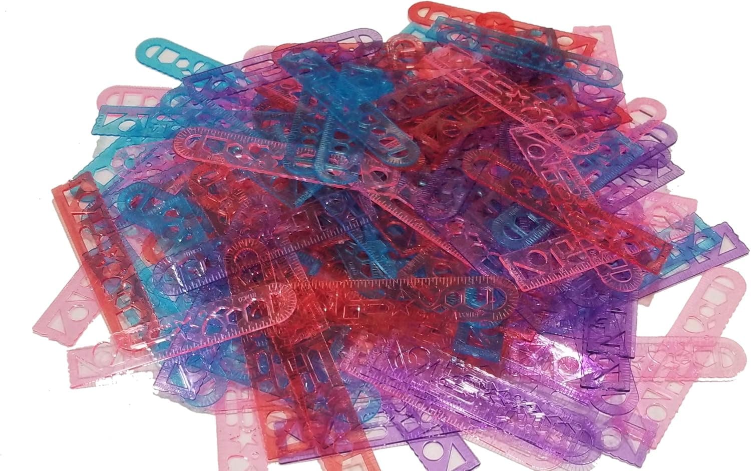 4" Tracing Rulers 150 Pack Kids Party Favors Art Bulk School Supplies Teachers
