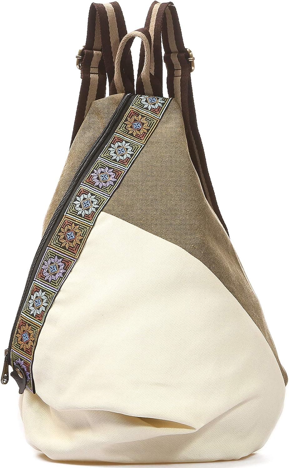 MAZEXY Heavey Duty Women Backpack Canvas Shoulder Bag Anti-theft Rucksack Fashion Backpack