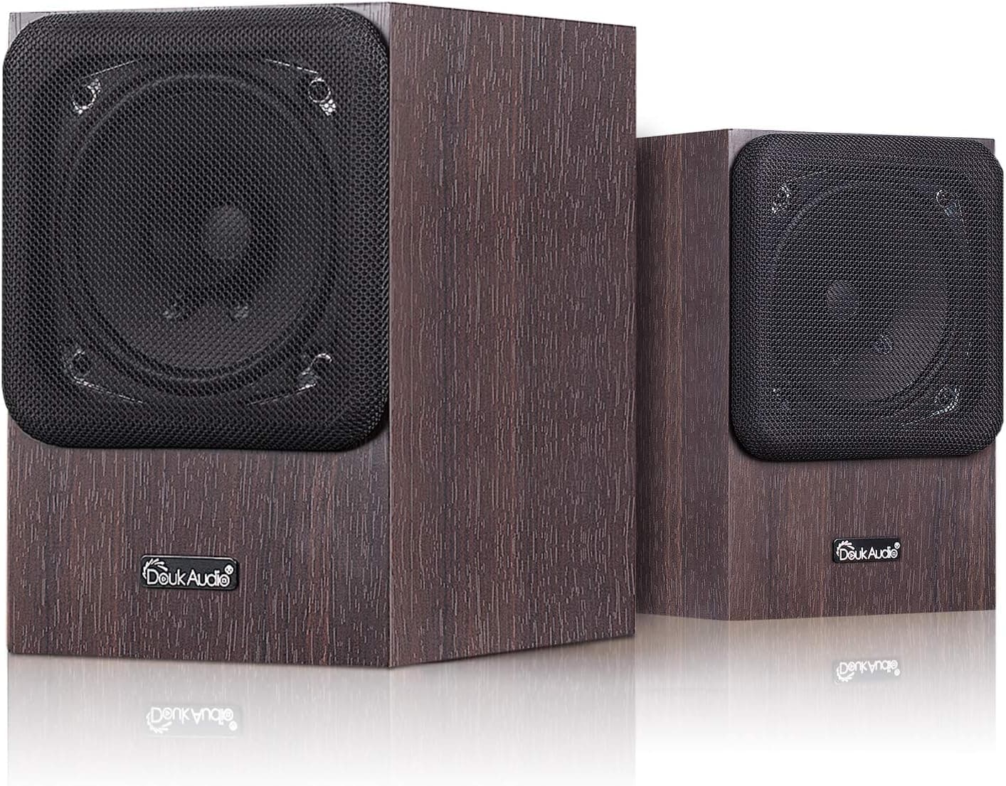 HiFi 5" inch 80W Full Range Bookshelf Passive Loudspeaker Home Theater System