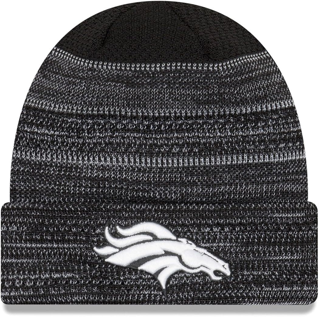 Denver Broncos New Era 2017 NFL "Cold Weather TD" Knit Hat - Black