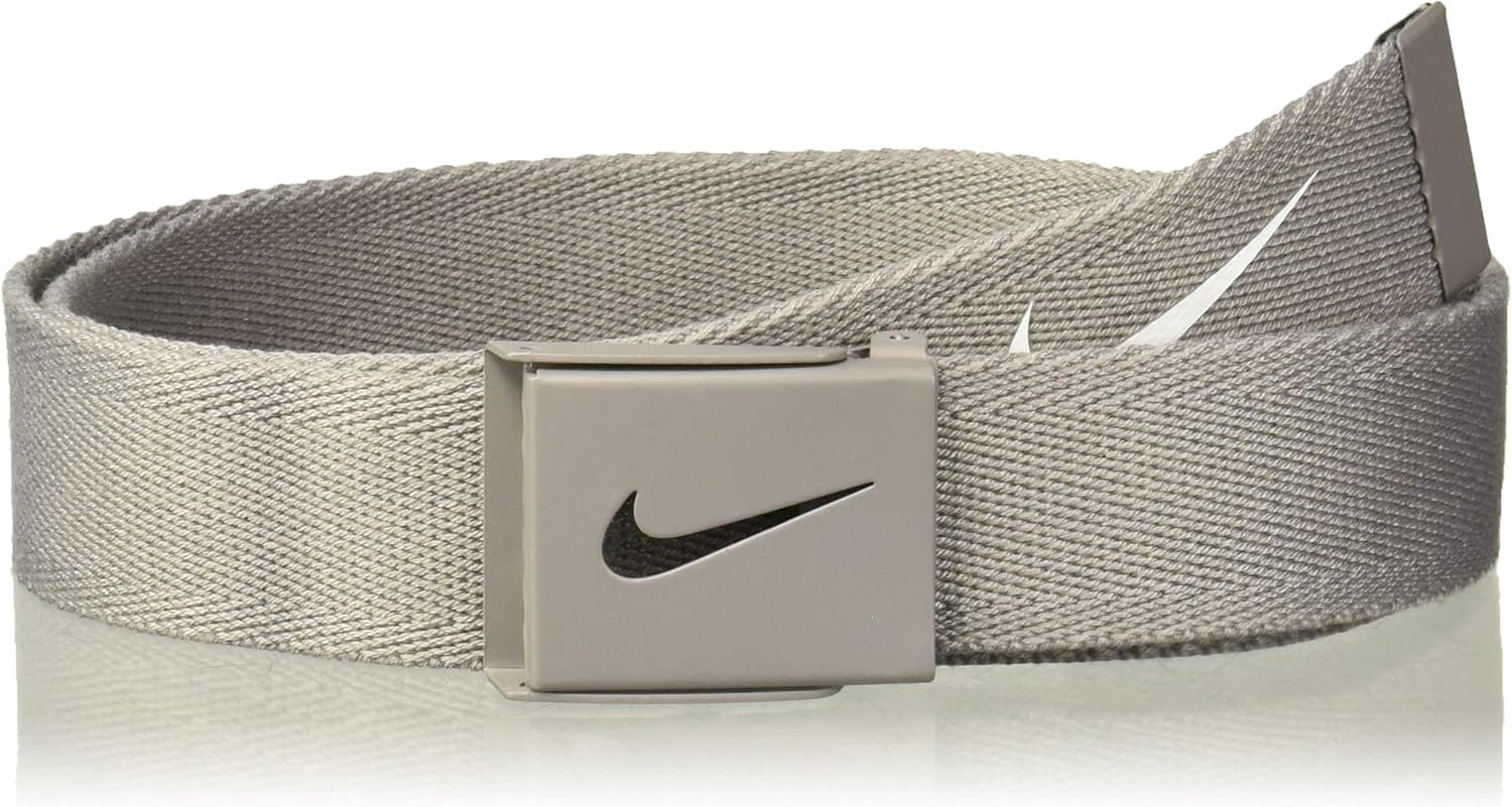 Nike Mens Tech Essential Belt, Light Charcoal, One Size