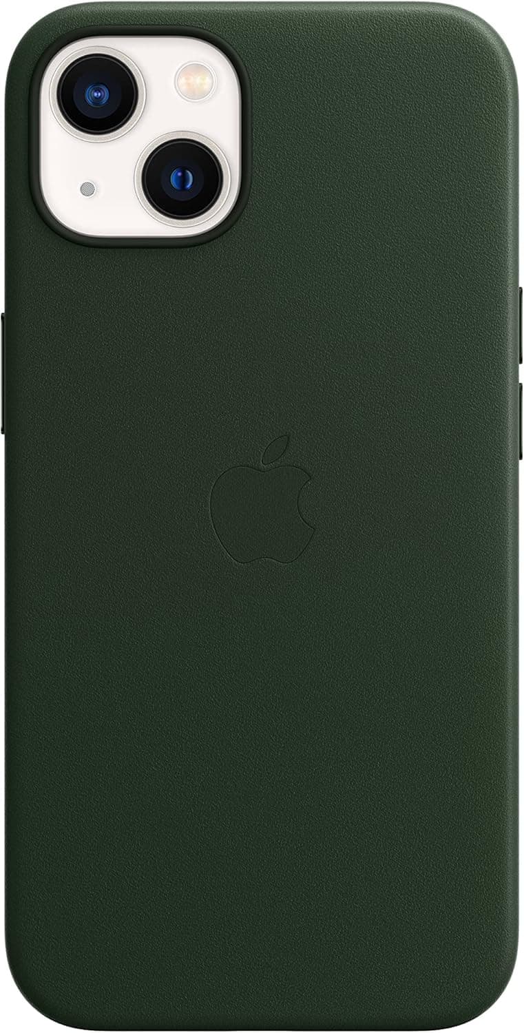 Apple iPhone 13 Leather Case with MagSafe - Sequoia Green