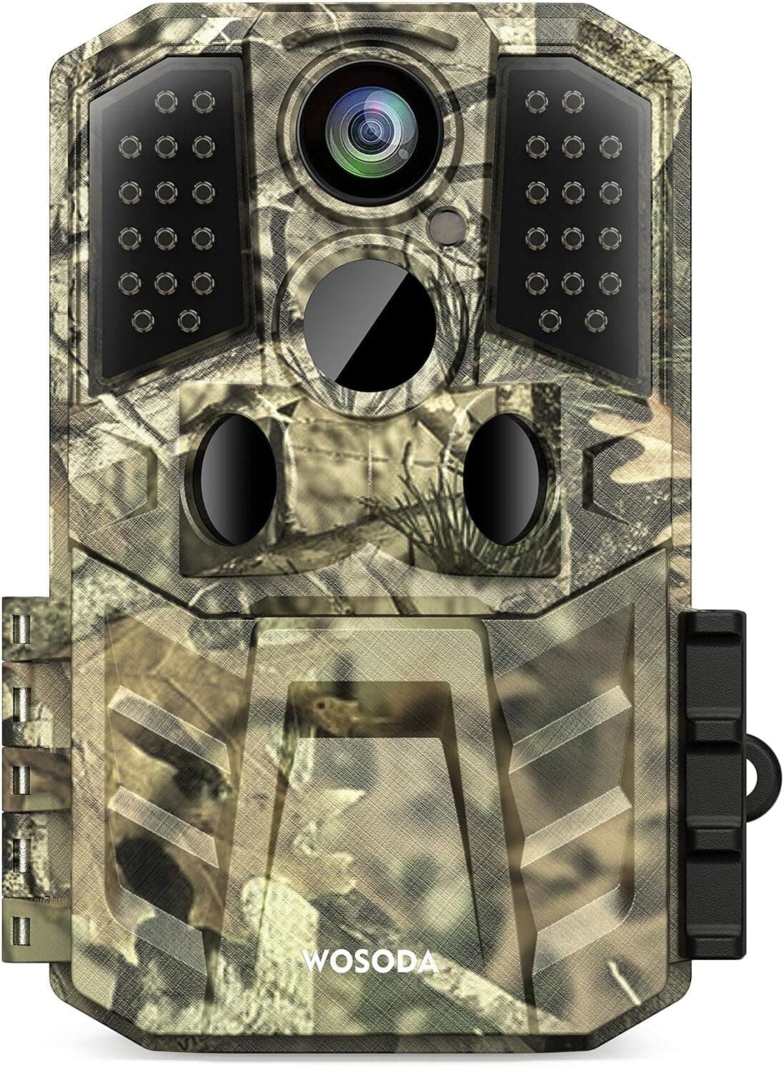 WOSODA 30MP 1920P Trail Camera, Game Camera with Night Vision Motion Activated 0.2s Trigger Time 120° Wide Sensor Hunting Deer Camera Waterproof with 2'' LCD for Outdoor Wildlife Monitoring