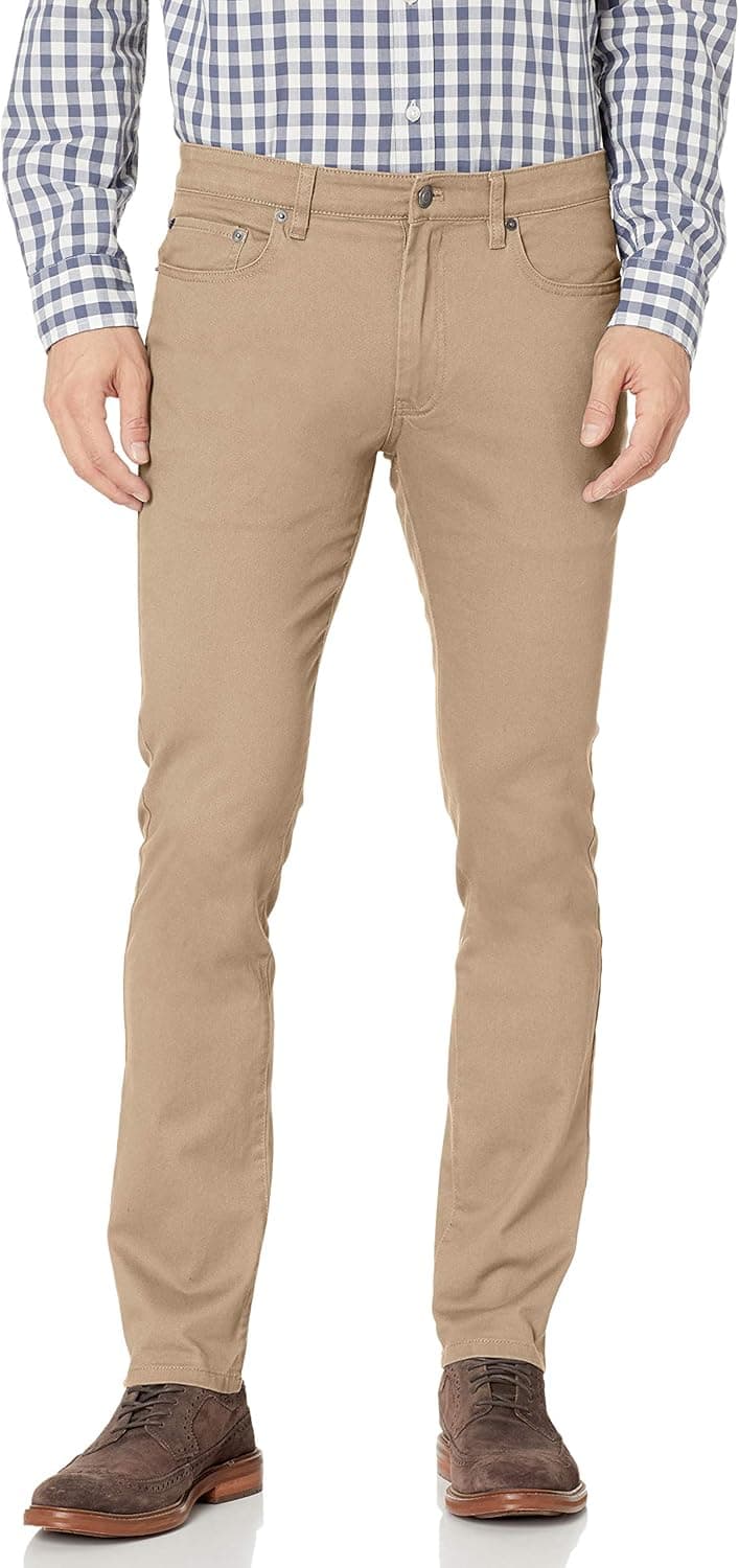 Amazon Essentials Men's Skinny-Fit 5-Pocket Stretch Twill Pant