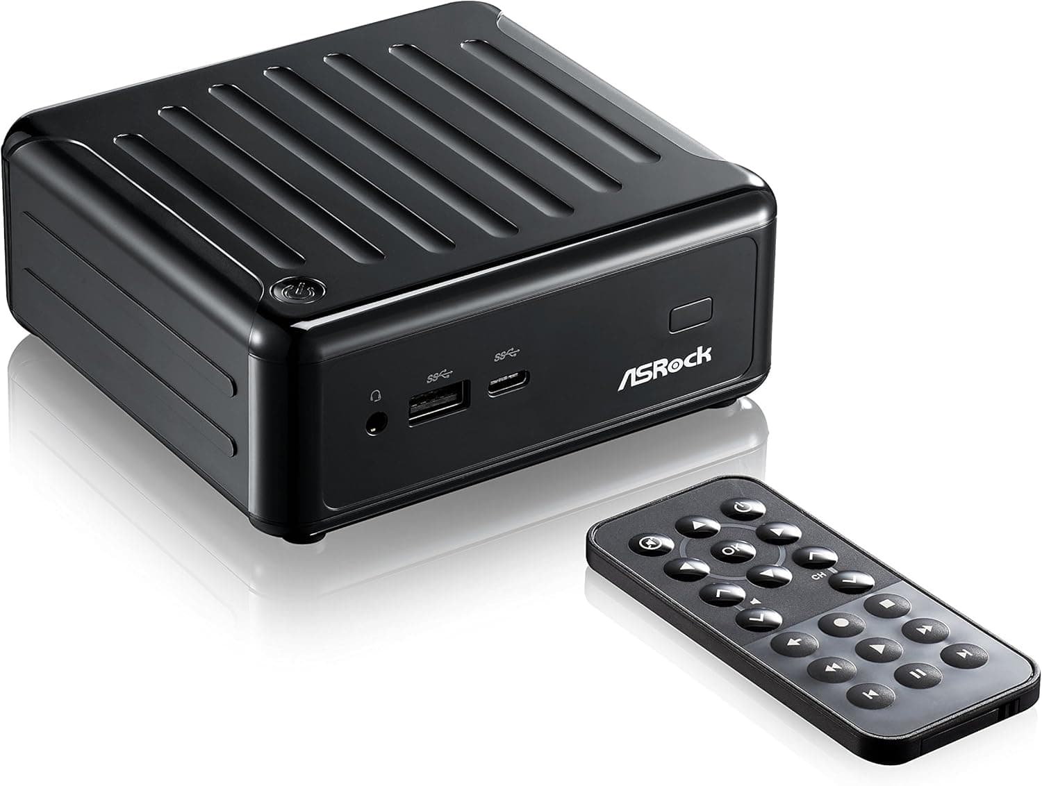 ASRock BEEBOX N3000/B/BB Intel N3000/ WiFi/ A&GbE/ PC Barebone System (Black)
