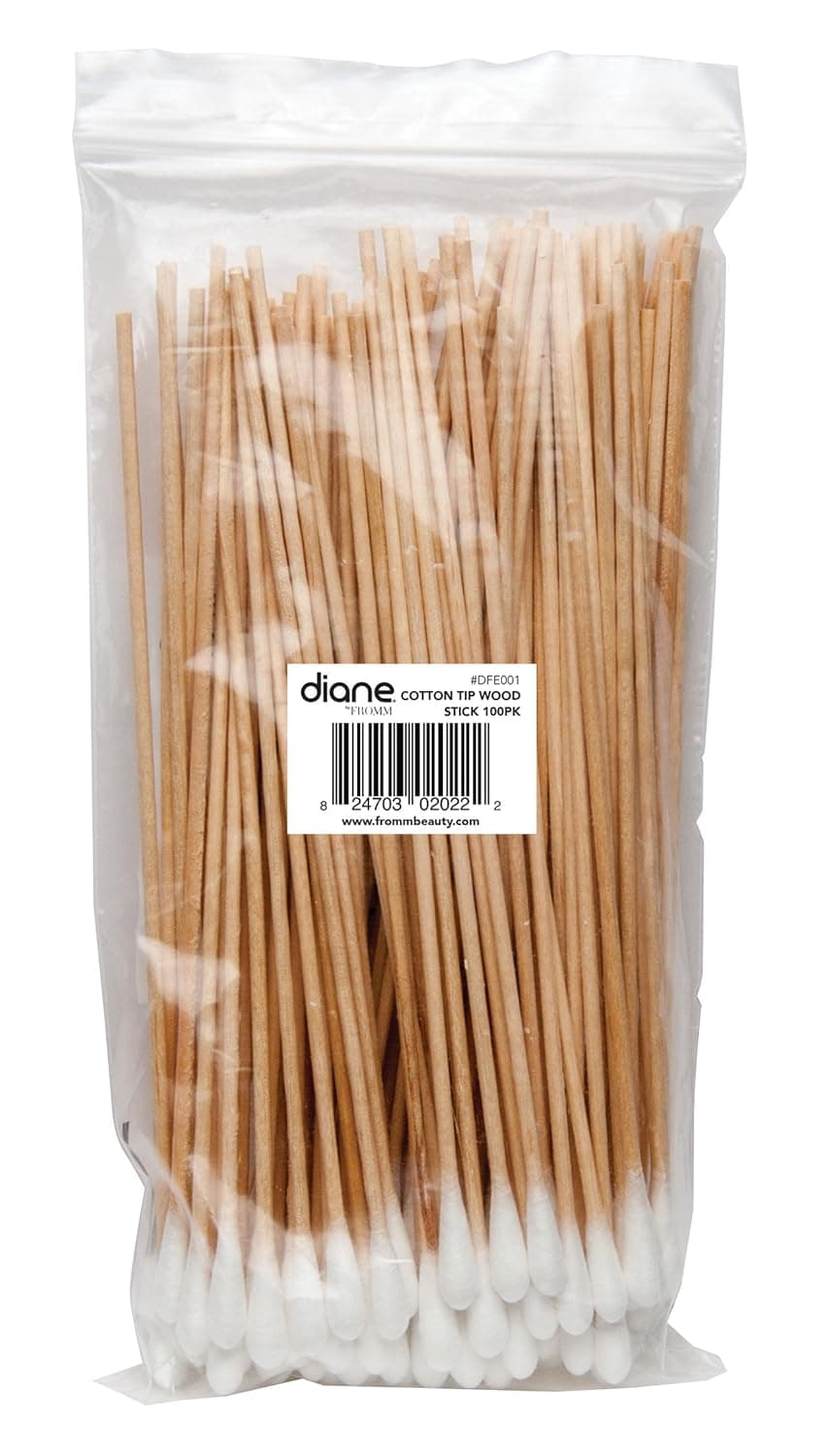 Diane 100Piece Cotton Tip Wood Stick