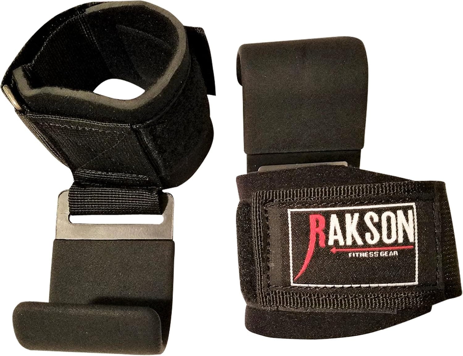 Coated Steel Hook Weightlifting Wrist Strap Weight Support Weight Lifting Training Wrist Strap Rkw-216