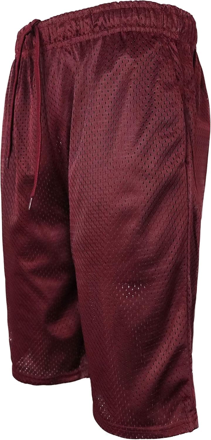 StyLeUp Men's Active Athletic Mesh Basketball Gym Shorts