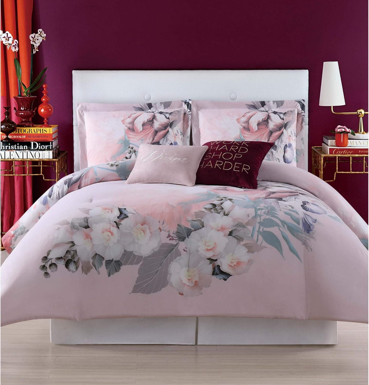 Christian Siriano Dreamy Floral King Duvet Cover Set