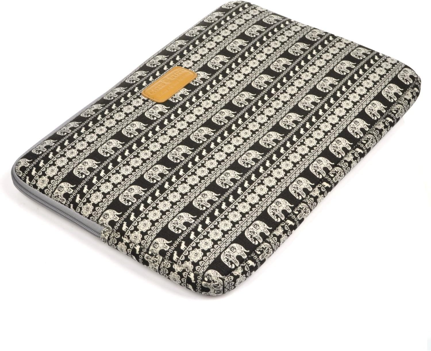 Case Star Bohemian Style Canvas Fabric 11-11.6 Inch Laptop Sleeve Bag Zipper Case Plus Travel Organizer Mesh Case