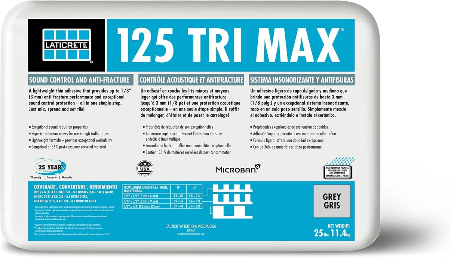 LATICRETE 125 Trimax 25lb