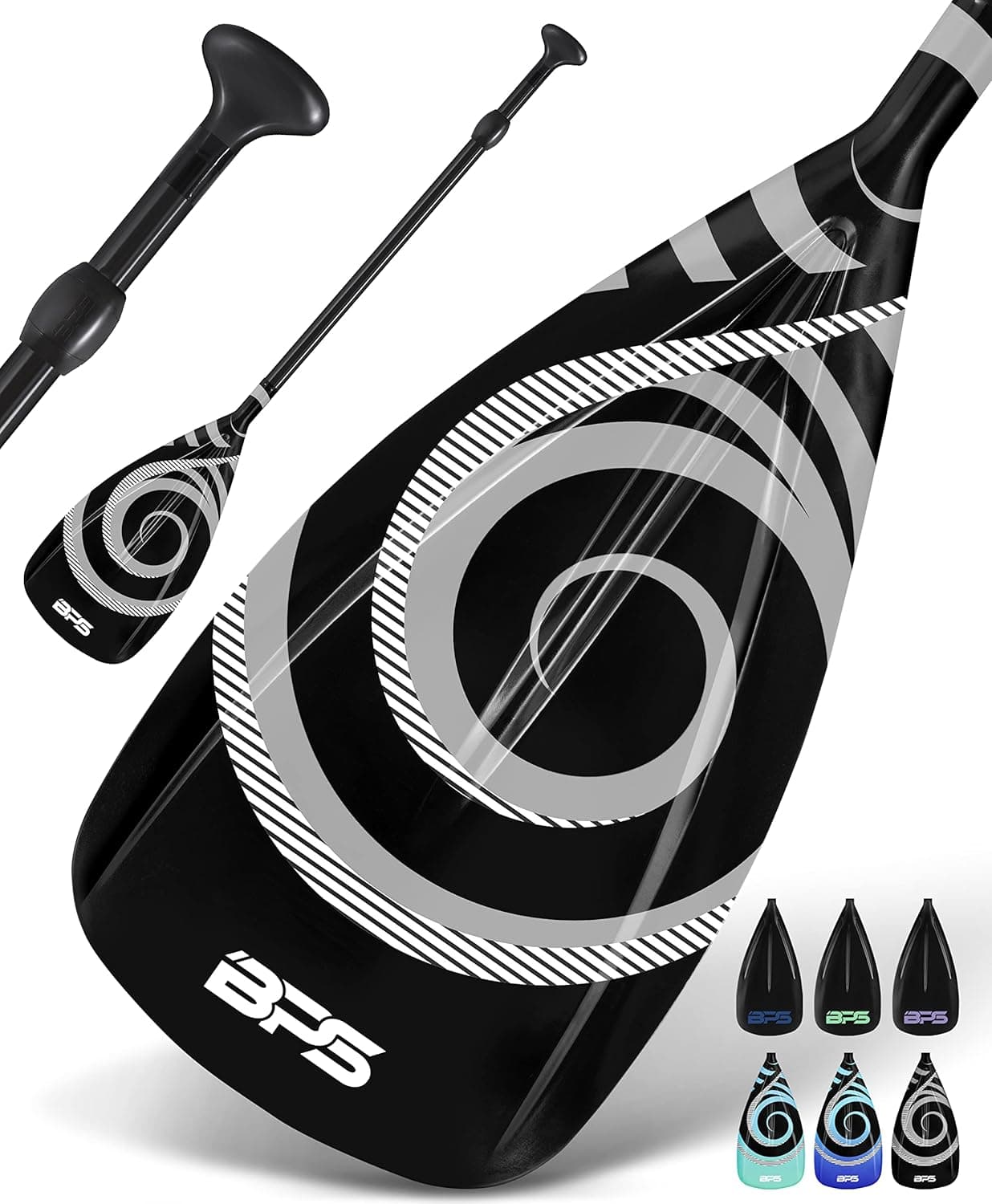 BPS New Zealand Alloy 2-Piece SUP Paddles - Lightweight Stand-up Paddle Board Paddle Adjustable Aluminum Shaft Nylon Blade Floating Paddleboard