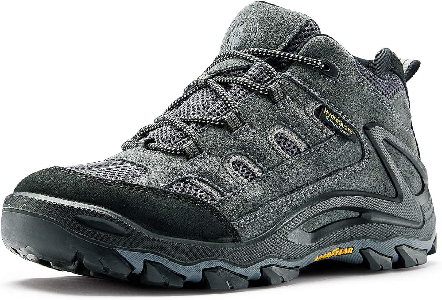 ROCKROOSTER Newland Hiking Boot for Men, Comfortable Shock Absorption Boots, Waterproof Non-Slip Outdoor Mountaineering Boots, Ankle Support, Anti-Fatigue