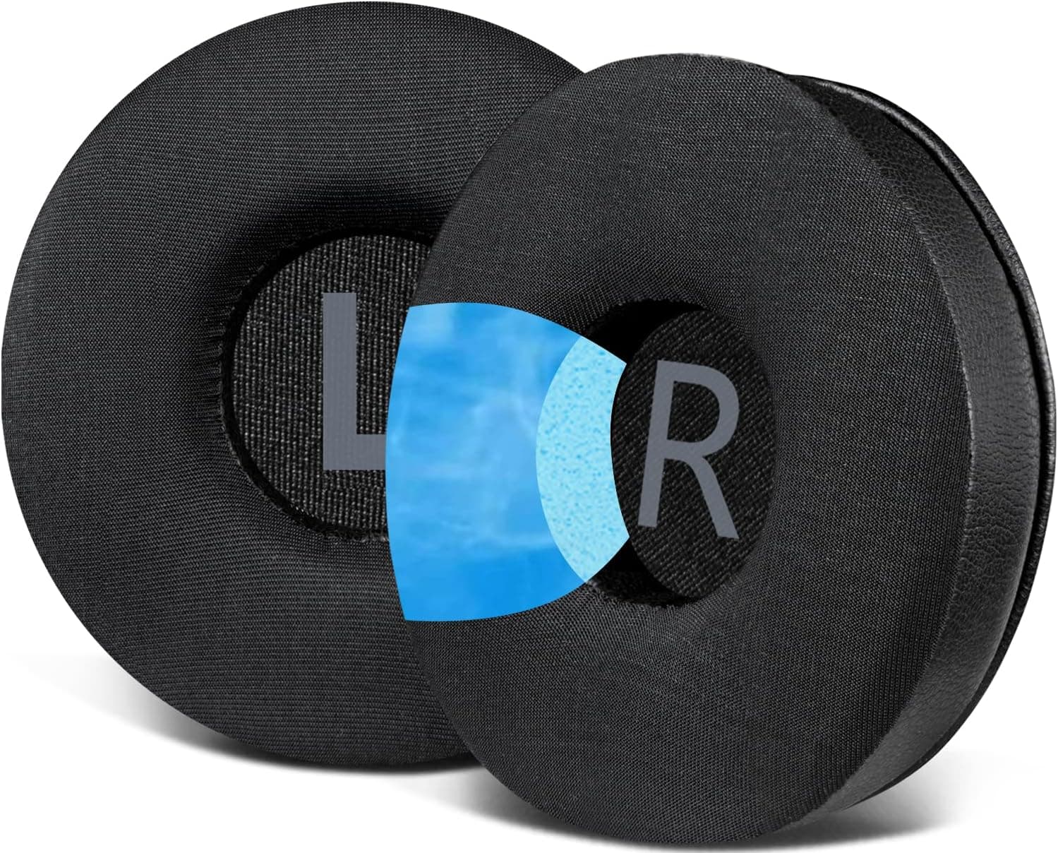 SOULWIT 70mm Cooling Gel Earpads Replacement for Sony WH-CH500/CH510/CH520,MDR-ZX100/ZX110/ZX110NC/ZX220/XB200/ZX300/ZX330BT,MDR-V100/V150/V200/V250/V300/V400, Ear Pads Cushions for DR-BT101/BTN200