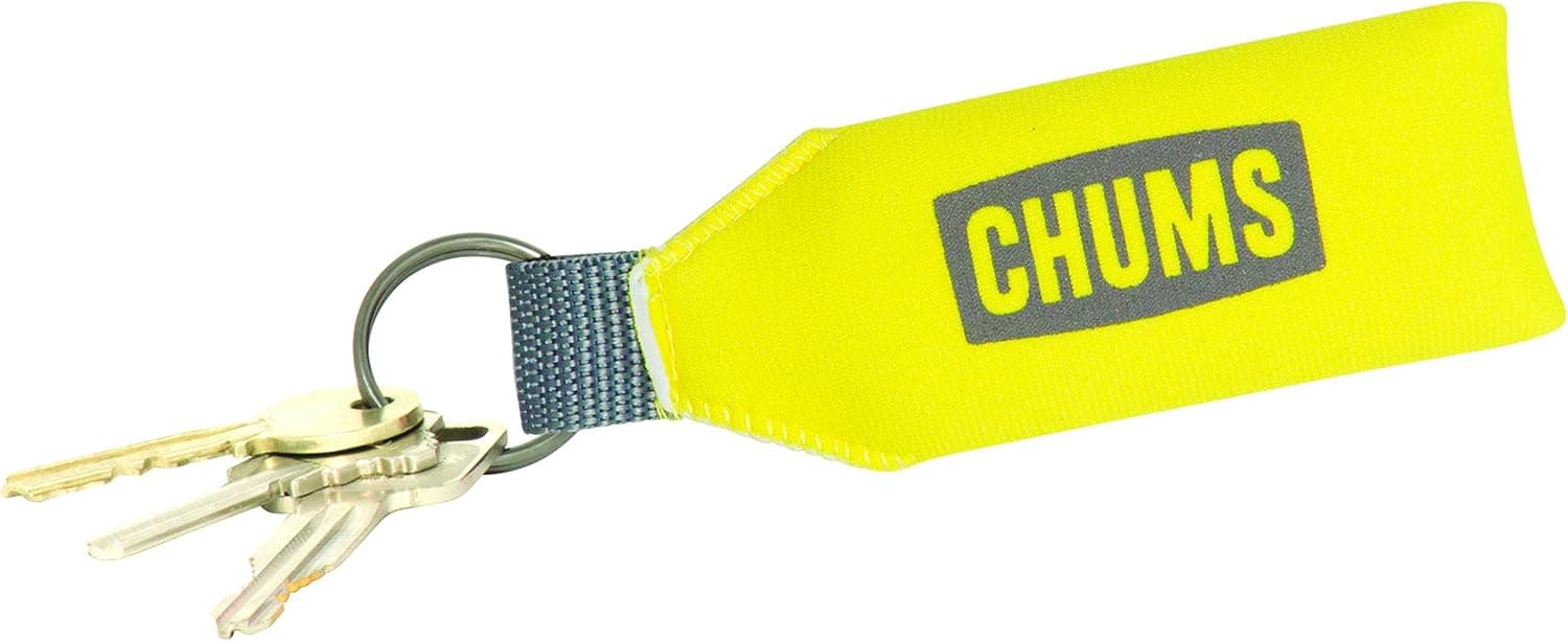 Chums Neo Floating Keychain, Yellow, 2 Pack