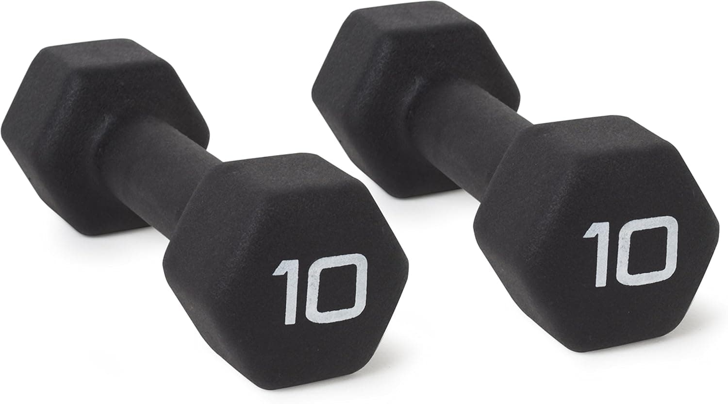 CAP Barbell Black Neoprene Coated Dumbbell Weights | Pair
