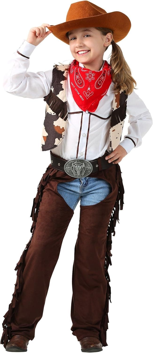 Child Cowgirl Chaps Costume