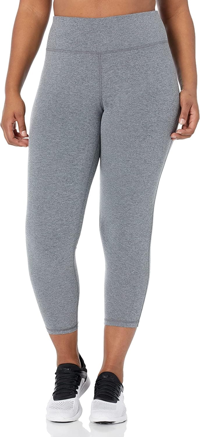 Amazon Essentials Women's Studio Mid-Rise 7/8 Length Yoga Legging