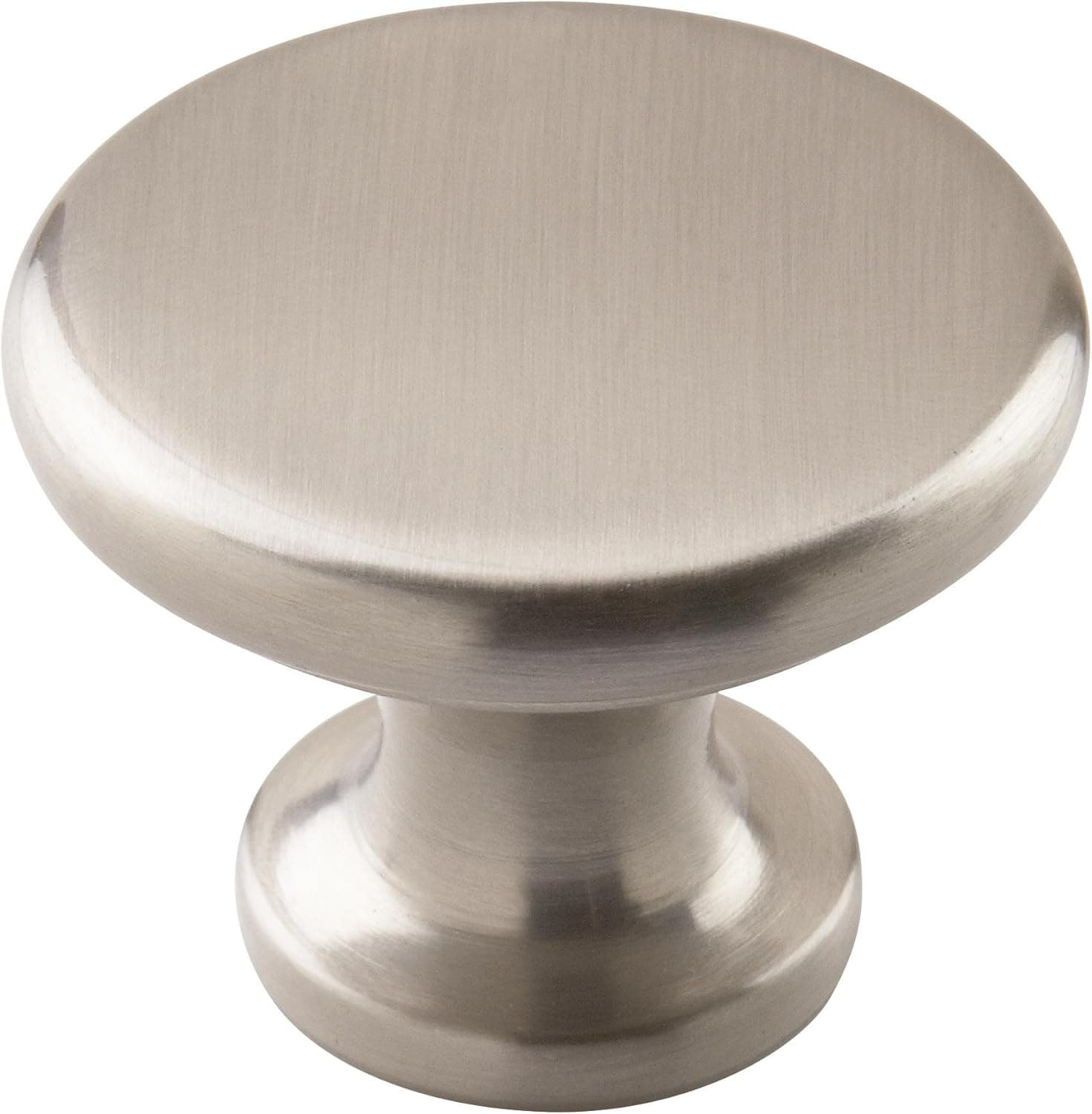 Amerock | Cabinet Knob | Satin Nickel | 1-1/2 inch (38 mm) Diameter | Everyday Heritage | 1 Pack | Drawer Knob | Cabinet Hardware