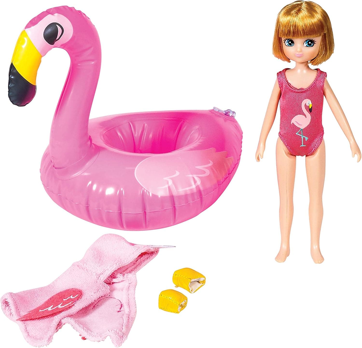 Lottie Pool Party Doll | Bath | Fun Bathtub Toys | Mermaid | Swim Doll Swimsuit | Gifts for 3 4 5 6 7 8 9 Year Old Girls and Boys
