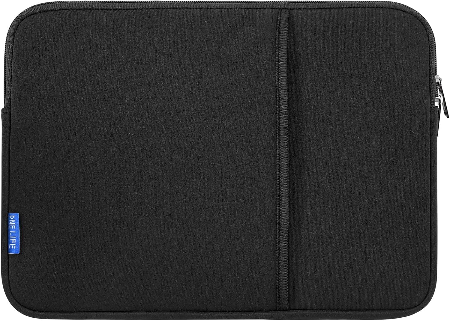 ONE LIFE 13-13.3 Inch Waterproof Neoprene Water Resistent Laptop Sleeve Case Notebook Computer case Basic Bag Compatible with 13 Inch MacBook Pro,MacBook Air,13 Inch Laptop Chromebook Computer,Black