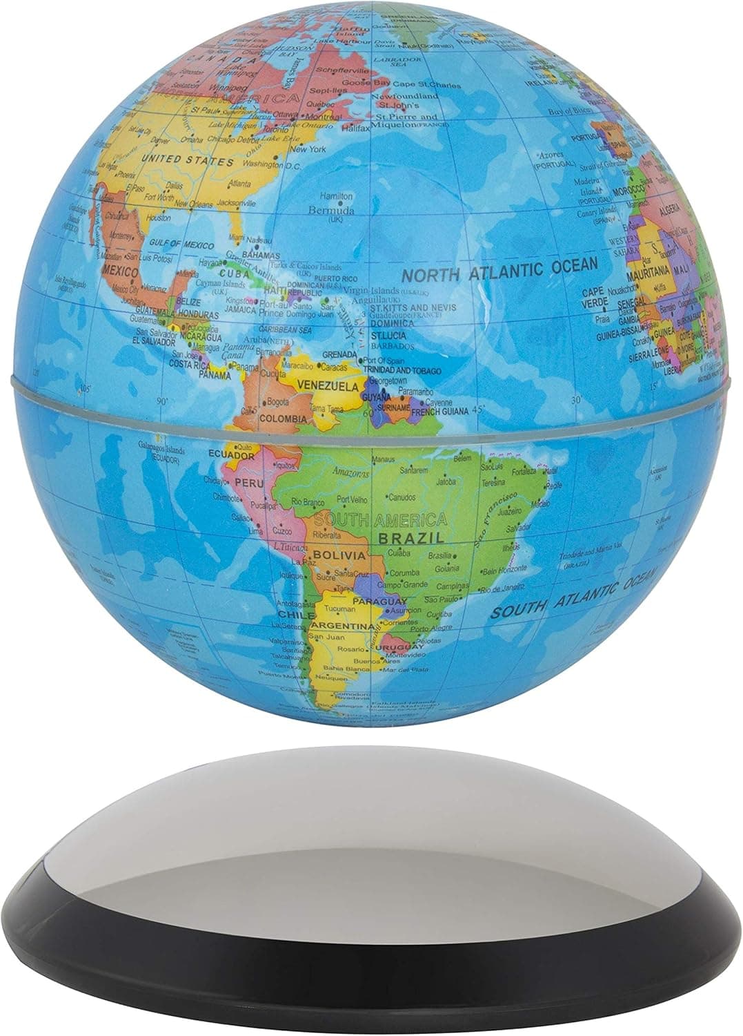 6 inches Magnetic Rotating Globe Anti-Gravity Floating Levitating Earth (Glossy Finish)