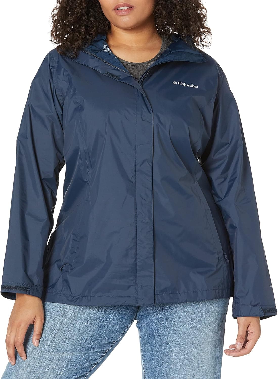 Columbia Women's Arcadia Ii Waterproof Breathable Jacket with Packable Hood