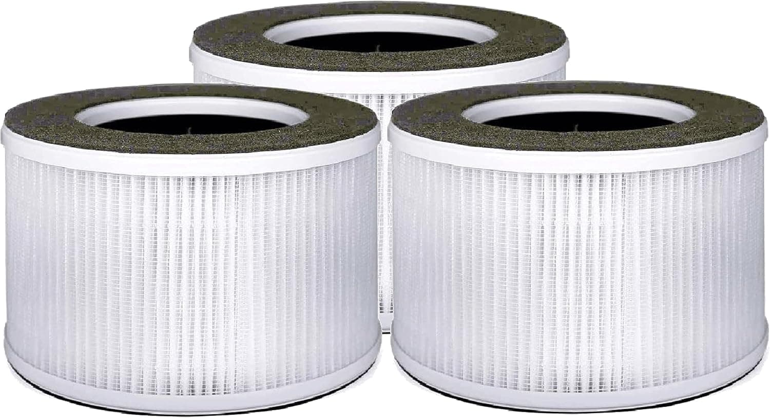 Nispira 4-in-1 True HEPA Replacement Filters Compatible with Tredy Air Purifier TD-1500, 3 Pack