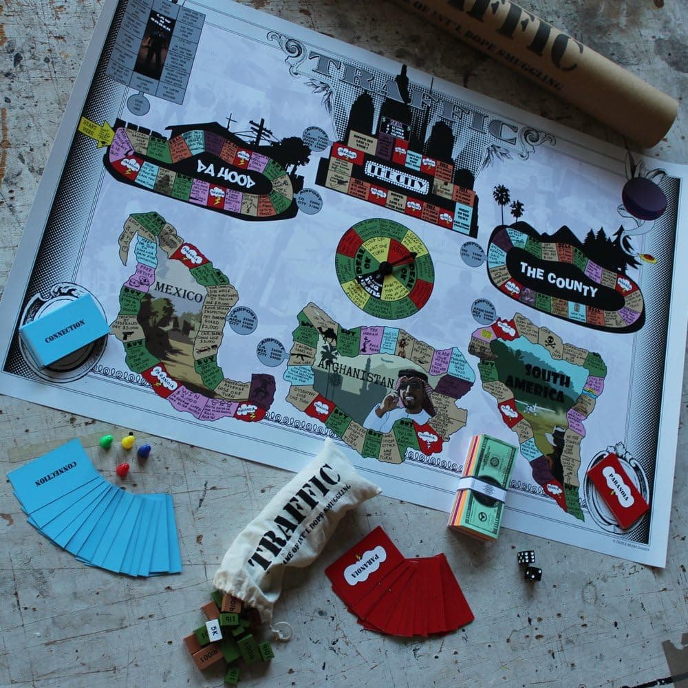 Traffic - The Game of INT'L dope Smuggling - A Fun Board Game for Parties or Game Night with Your Adult Friends
