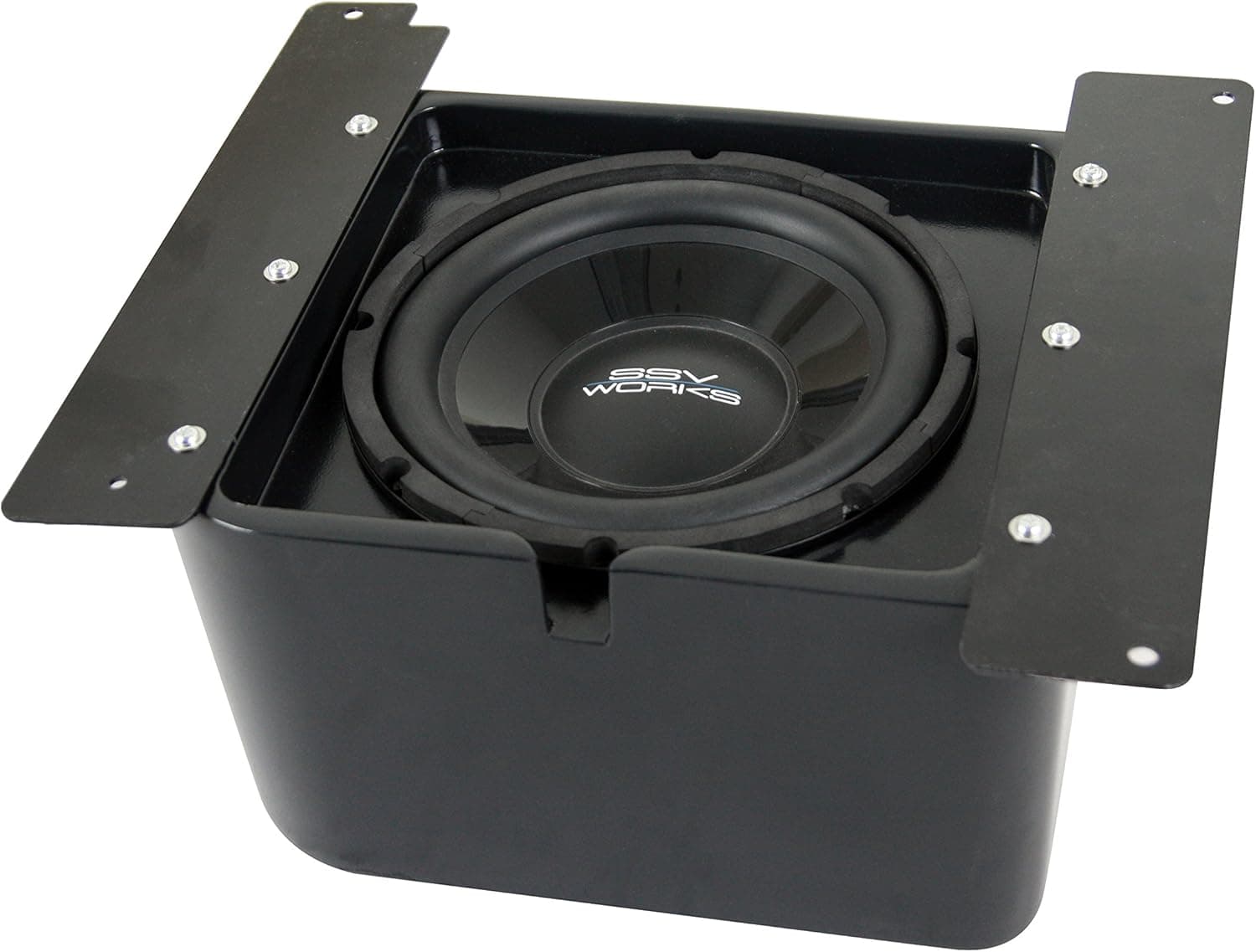 SSV Works Polaris Ranger XP9 900 2012-up and Fullsize Ranger 2015-up XP 900 Under the Seat Subwoofer Enclosure designed for 10" Speaker