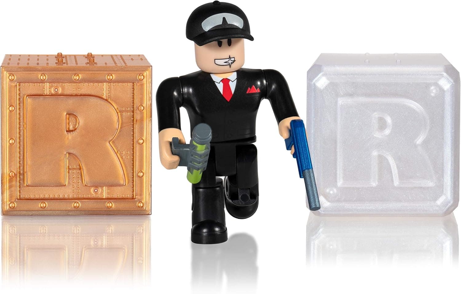 Roblox Action Collection - Jailbreak: Secret Agent + Two Mystery Figure Bundle [Includes 3 Exclusive Virtual Items]