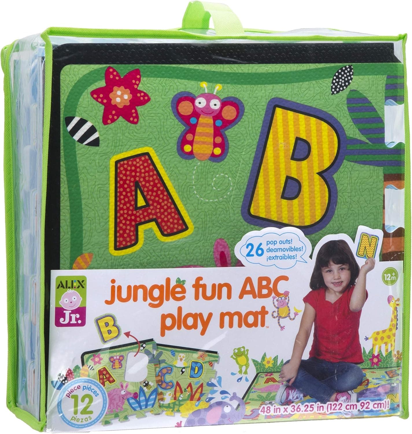 ALEX Jr. Jungle Fun ABC Play Mat