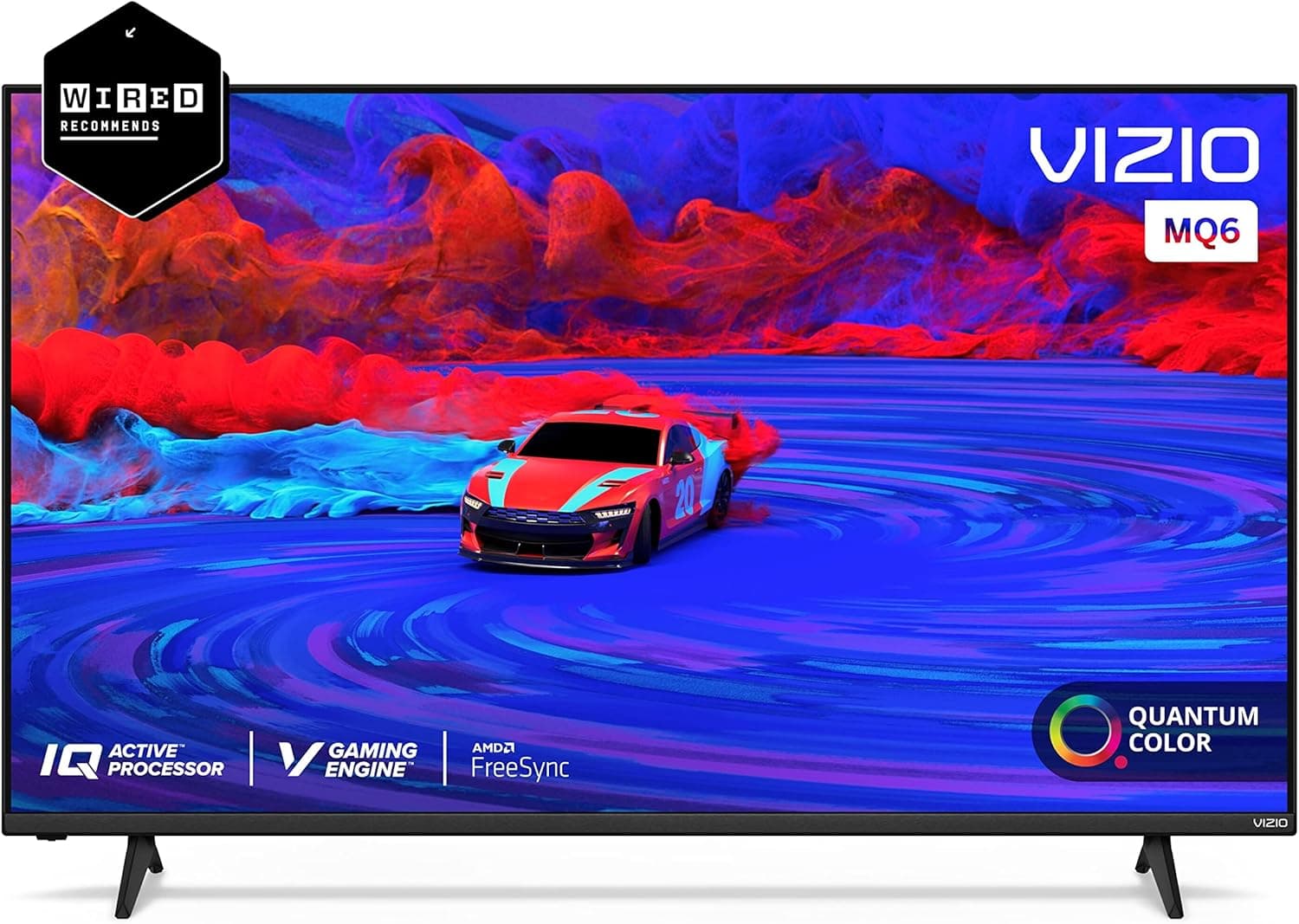 VIZIO 55-Inch M-Series 4K QLED HDR Smart TV with Voice Remote, Dolby Vision, HDR10+, Alexa Compatibility, VRR with AMD FreeSync, M55Q6-J01, 2021 Model (Renewed)