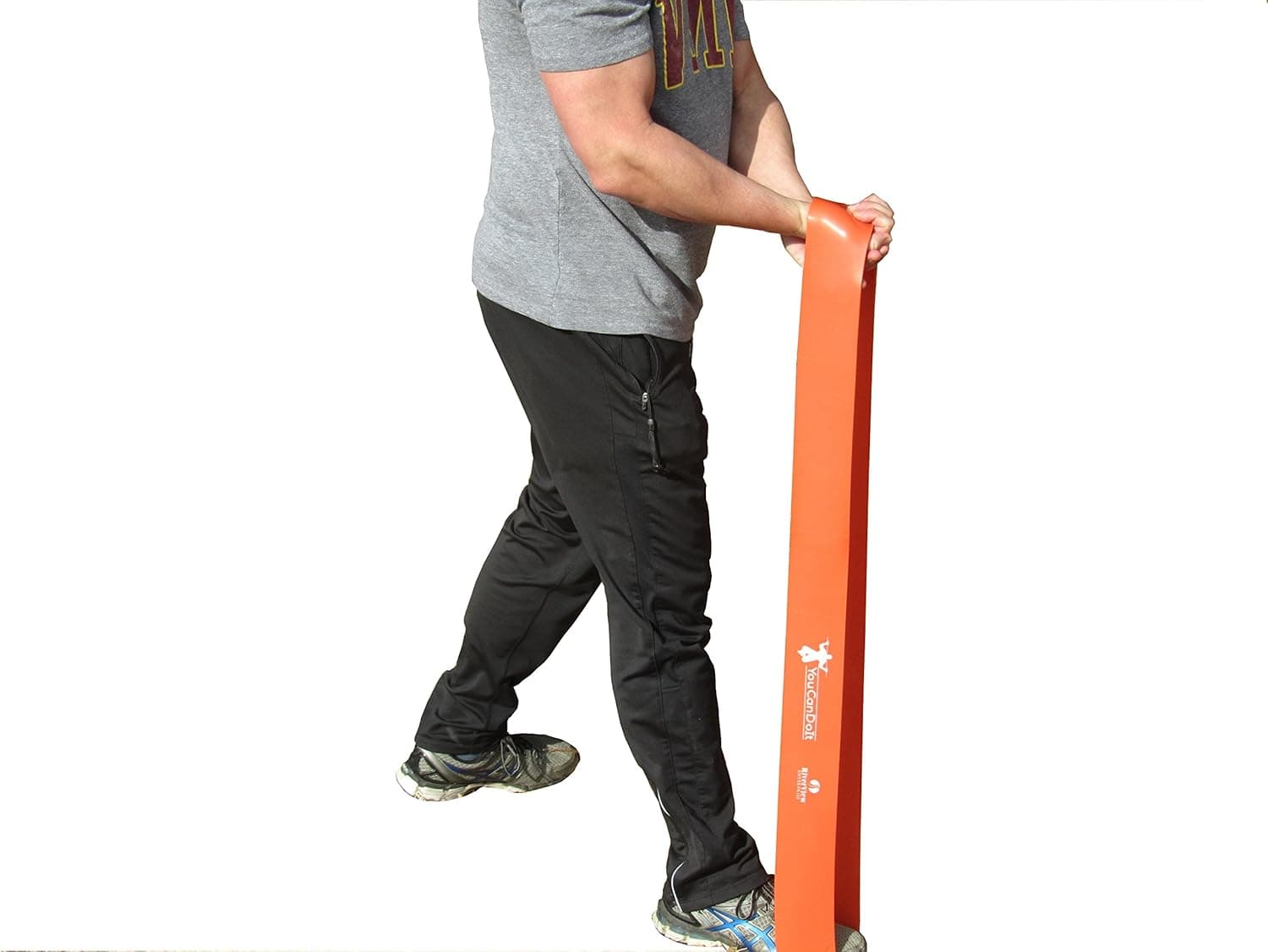 Pull up and Chin up assist bands (Orange) provides 230-250 lbs of resistance-for P90-X Fitness Workouts-Resistant Exercise, Crossfit, Power Lifting and Stretching-Guaranteed-(single band) YouCanDoIt
