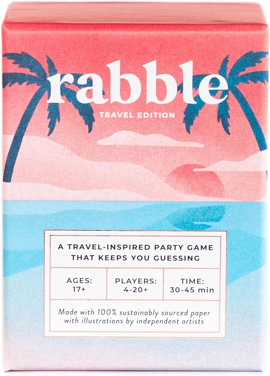 Rabble: Travel Edition | Adult Party Games & Card Games, Travel Game, Adult Games for Parties