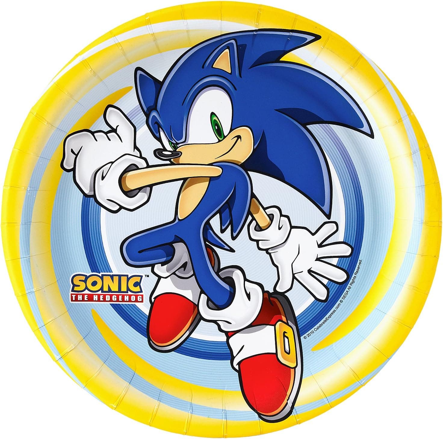 Sonic The Hedgehog Party Supplies 48 Pack Lunch Plates