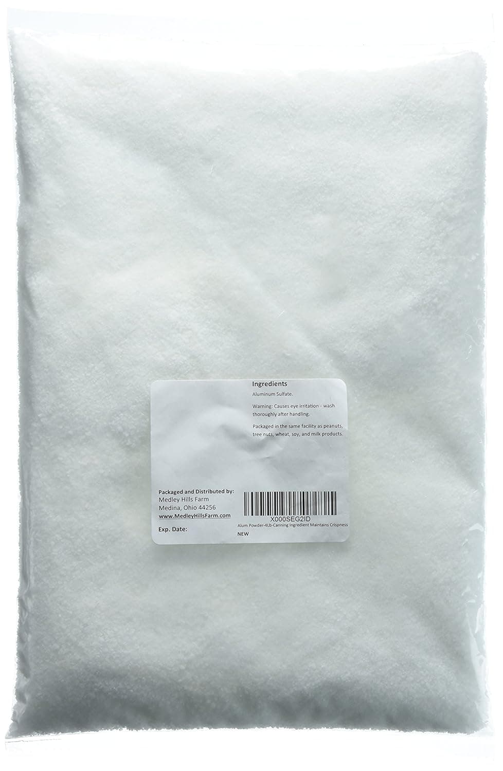 Alum Powder-4Lb-Canning Ingredient Maintains Crispness