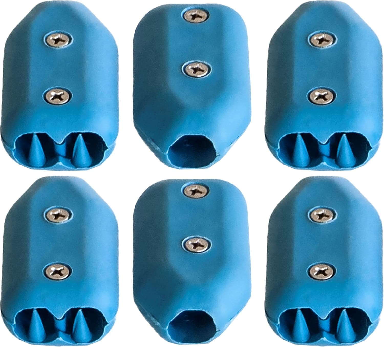 E-Z - TY 1/2 Inch Reusable Rope Clamps - SIX (6) Pack Size