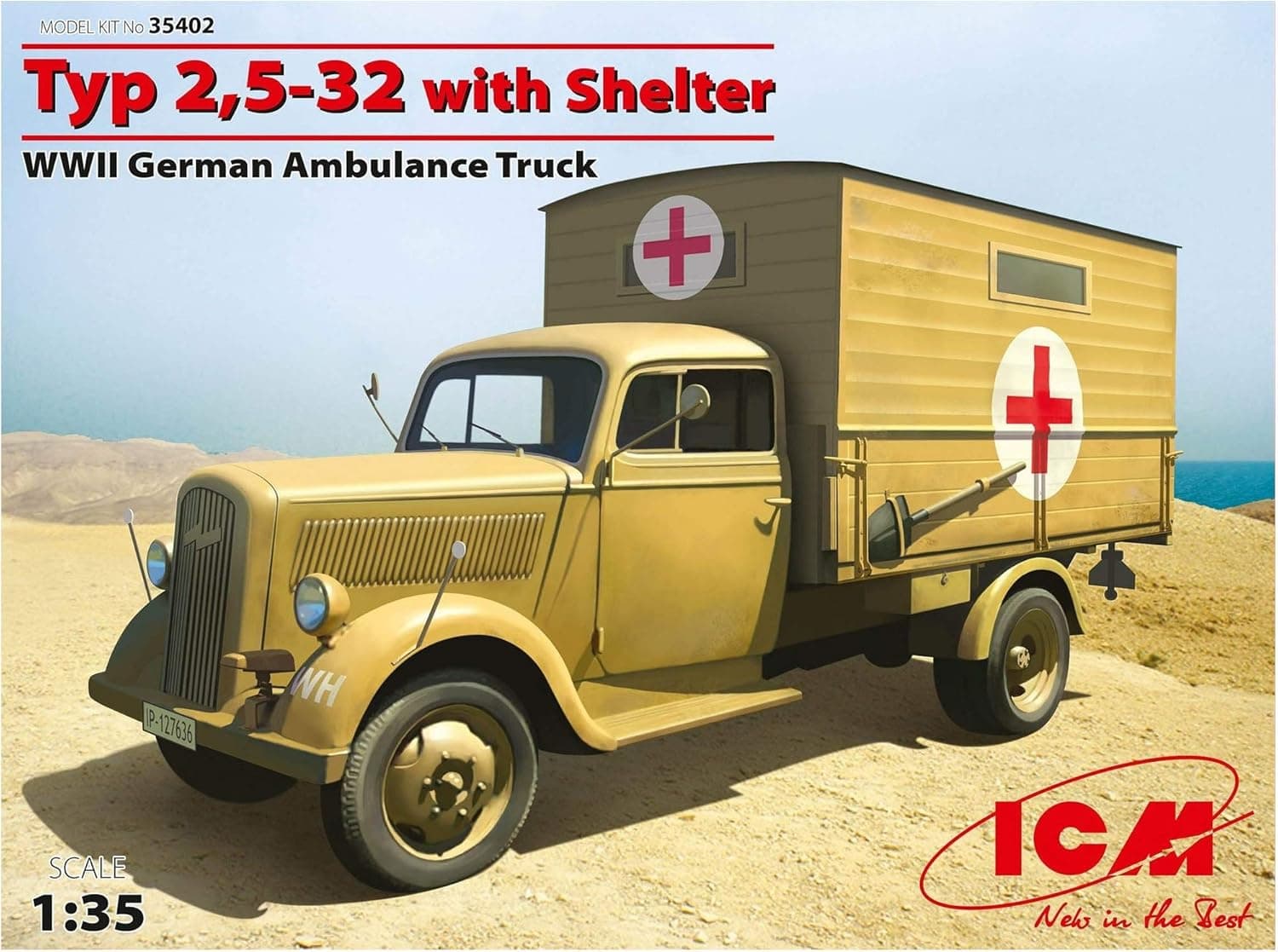 ICM Models Type 2.5-32 WWII German Ambulance Truck