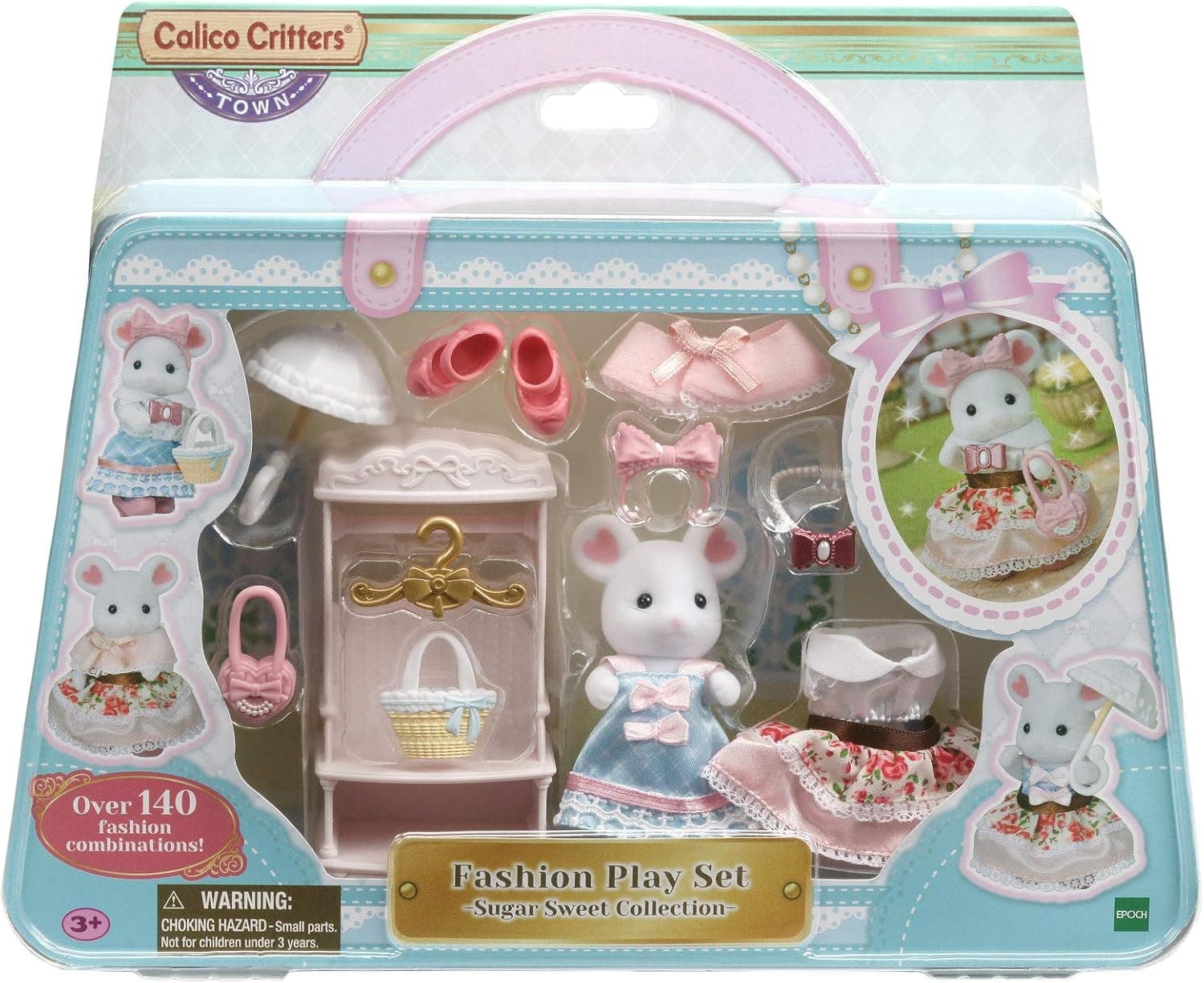Calico Critters Fashion Playset, Town Girl Series - Sugar Sweet Collection