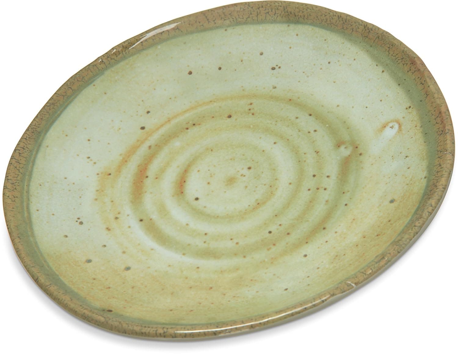 Carlisle FoodService Products CFS GA5500870 Gathering Melamine Bread and Butter Plate, 7", Adobe (1 Plate)