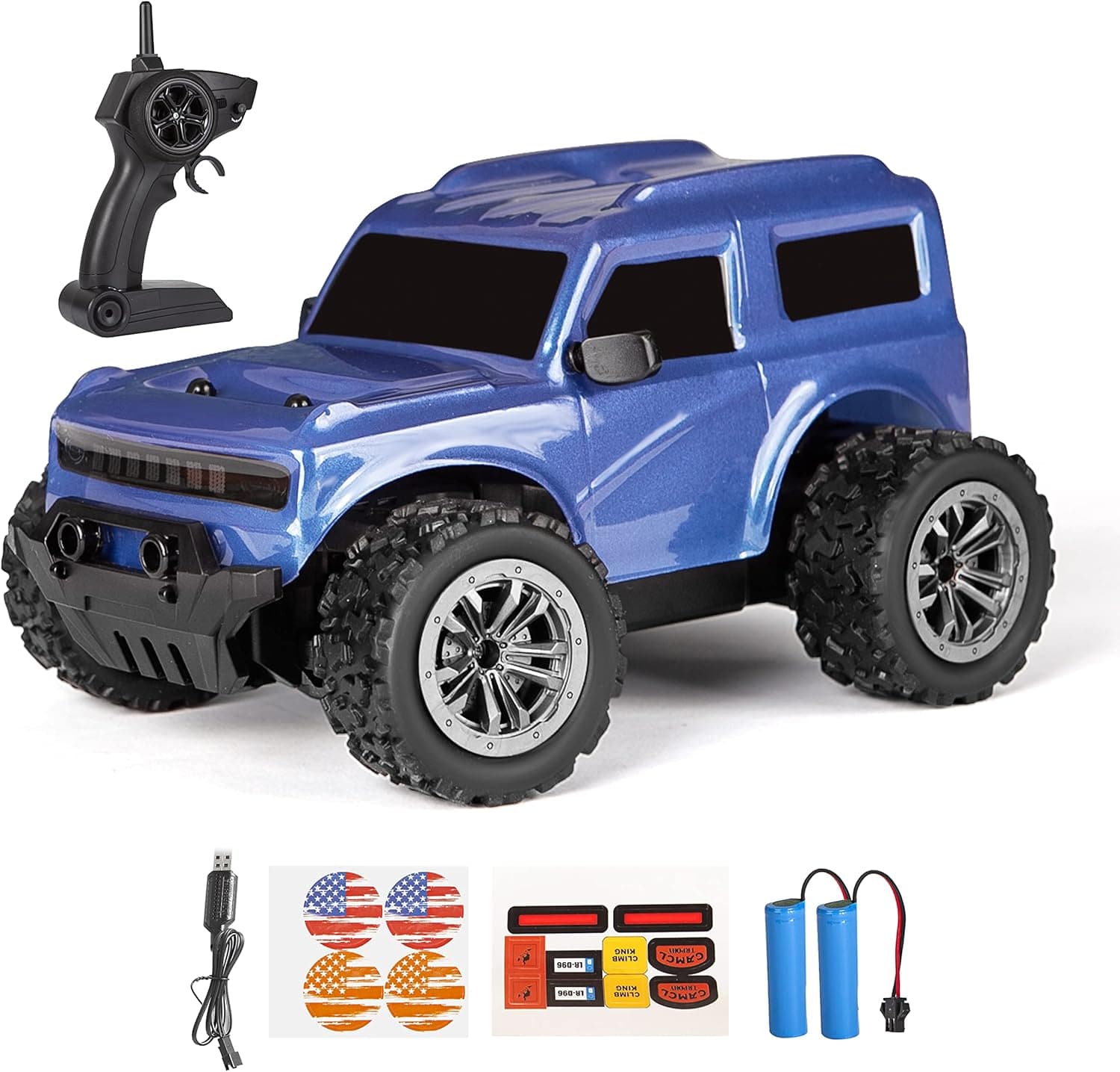 iBliver Off-Road Remote Control Car, Upgraded 1:20 RC Cars Offroad 28KM/H RC Monster Truck Remote Control with Proportion Throttle and Steering Function