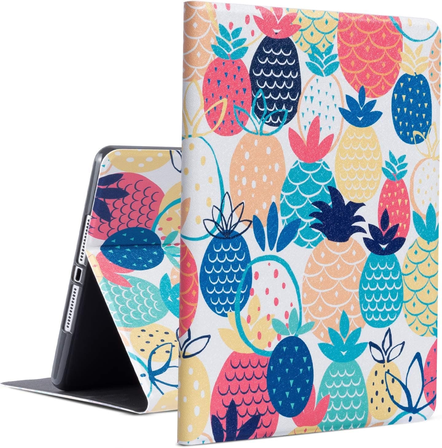 Egoing 9.7 inch iPad case ipad Cases 5th/6th Generation ipad case,Ultra Lightweight 9.7 iPad Cases with Auto Sleep/Wake Function&Adorable Pattern (Pineapple)
