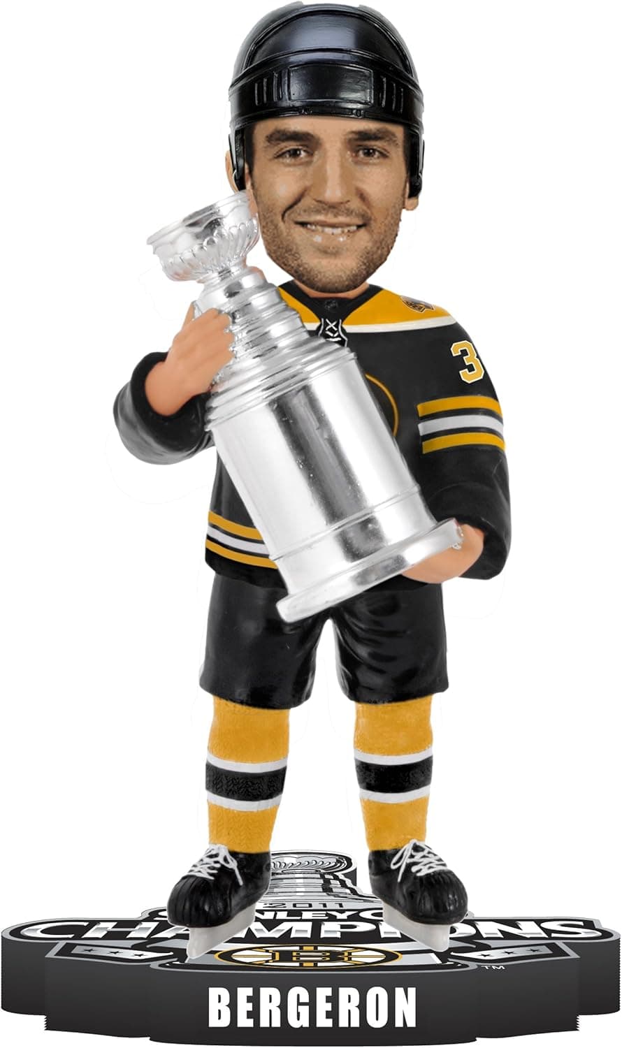 NHL Boston Bruins Patrice Bergeron 2011 Stanley Cup Champions Bobblehead