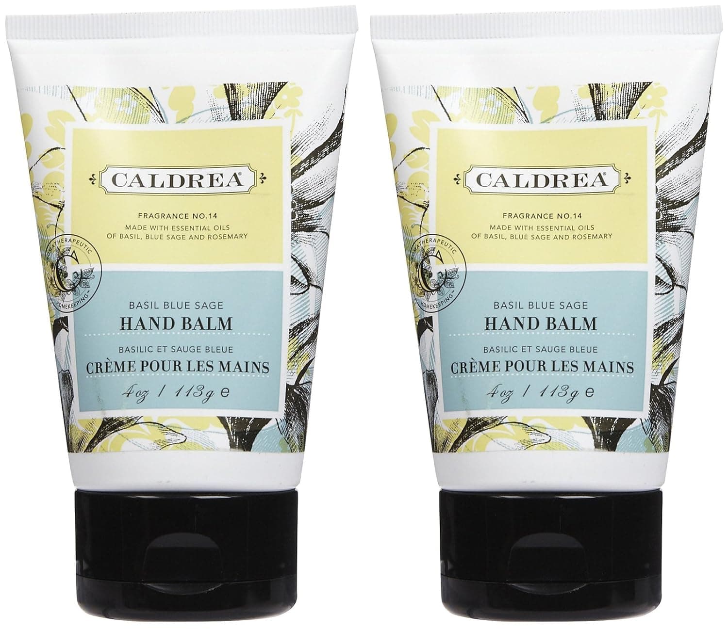 Caldrea Hand Balm, Basil Blue Sage, 4 oz