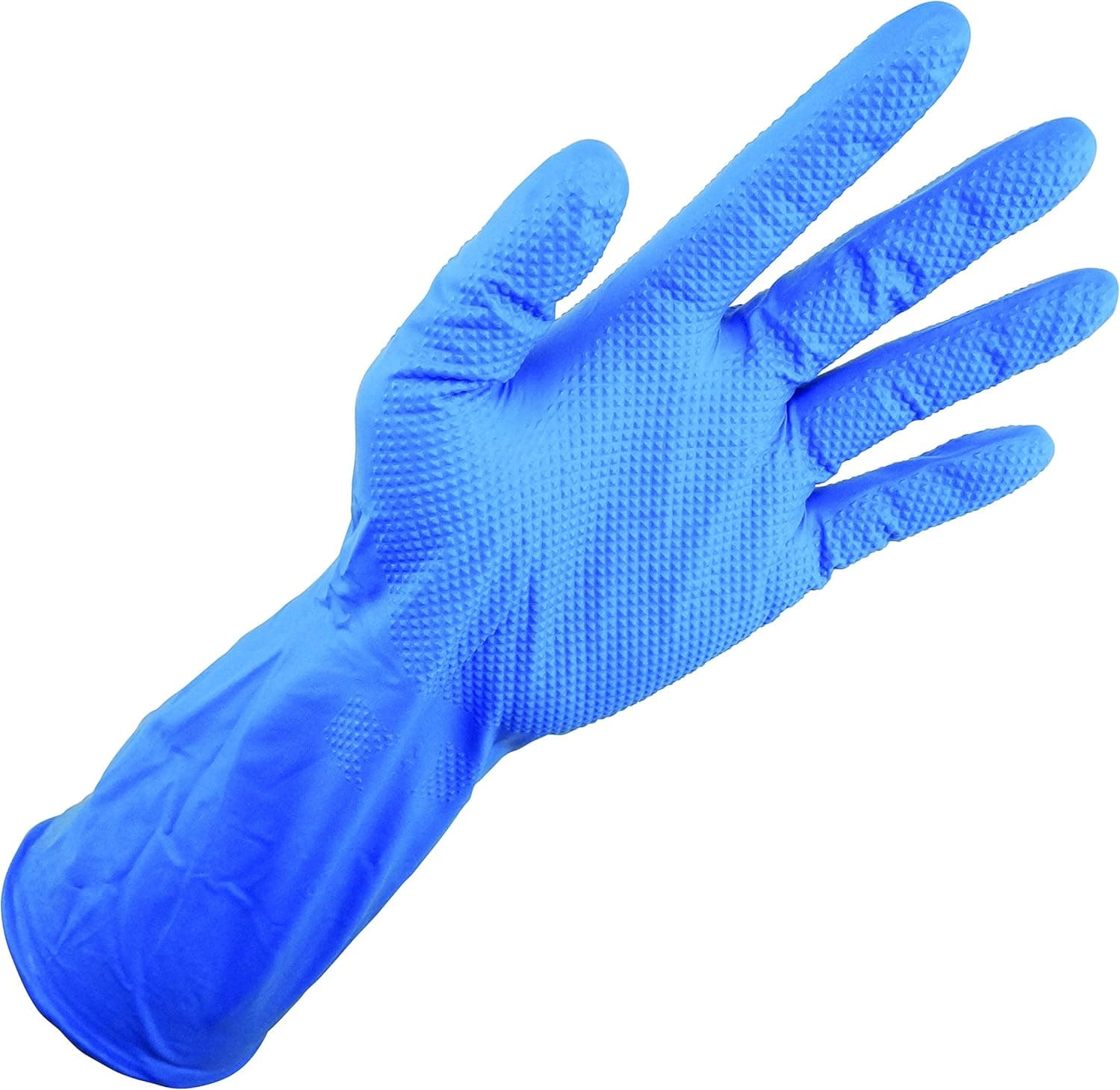 Ultragard UG-D6000-M Diamonite Heavy Duty 12Mil Powder Free Nitrile Multi Purpose Glove, Medium, 50 Piece