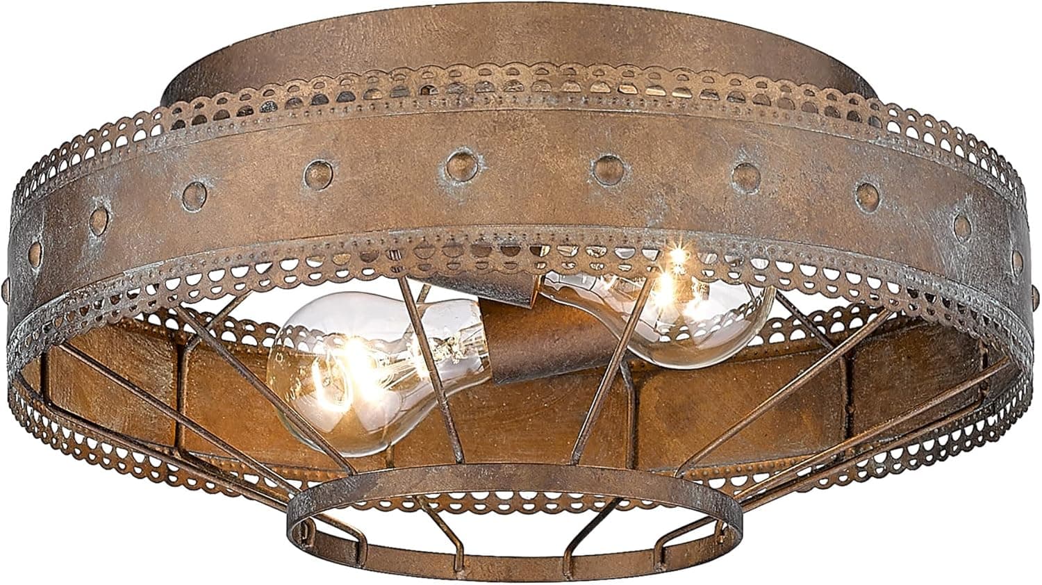 Golden Lighting 7856-FM CP Traditional, Copper Patina