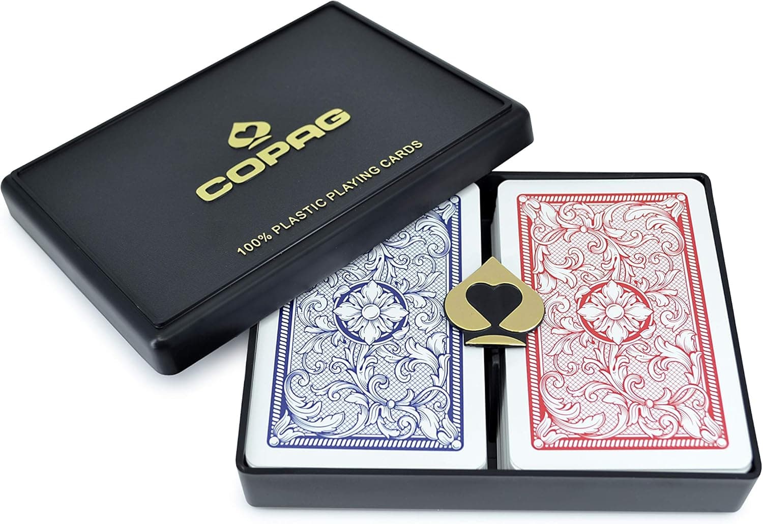 Copag Class Legacy 100% Plastic Playing Cards, Bridge Size, Jumbo Index